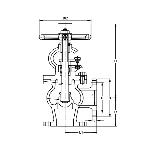 JIS F7318 150A Cast Steel Angle Valve 605743.jpg JIS F7318 150A Cast Steel Angle Valve .jpg